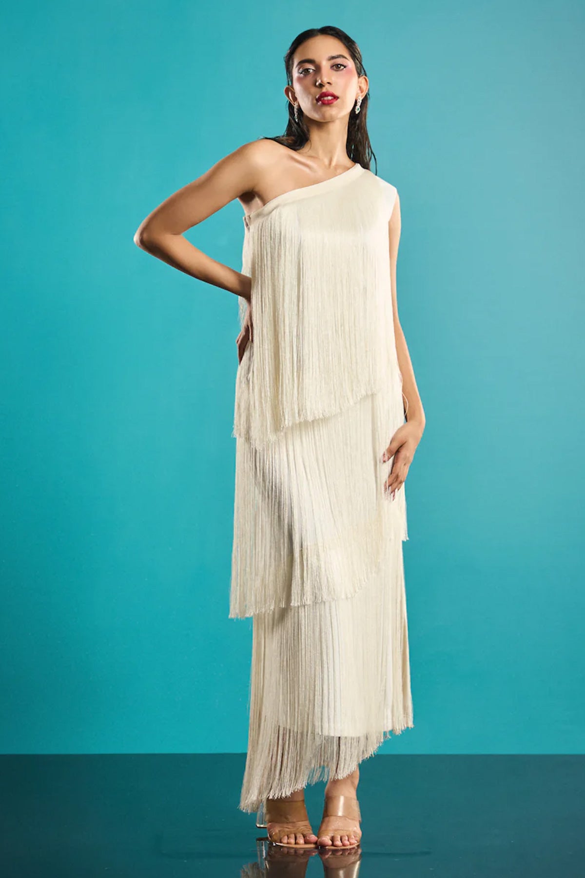 Serene White fringe dress Serene White fringe dress