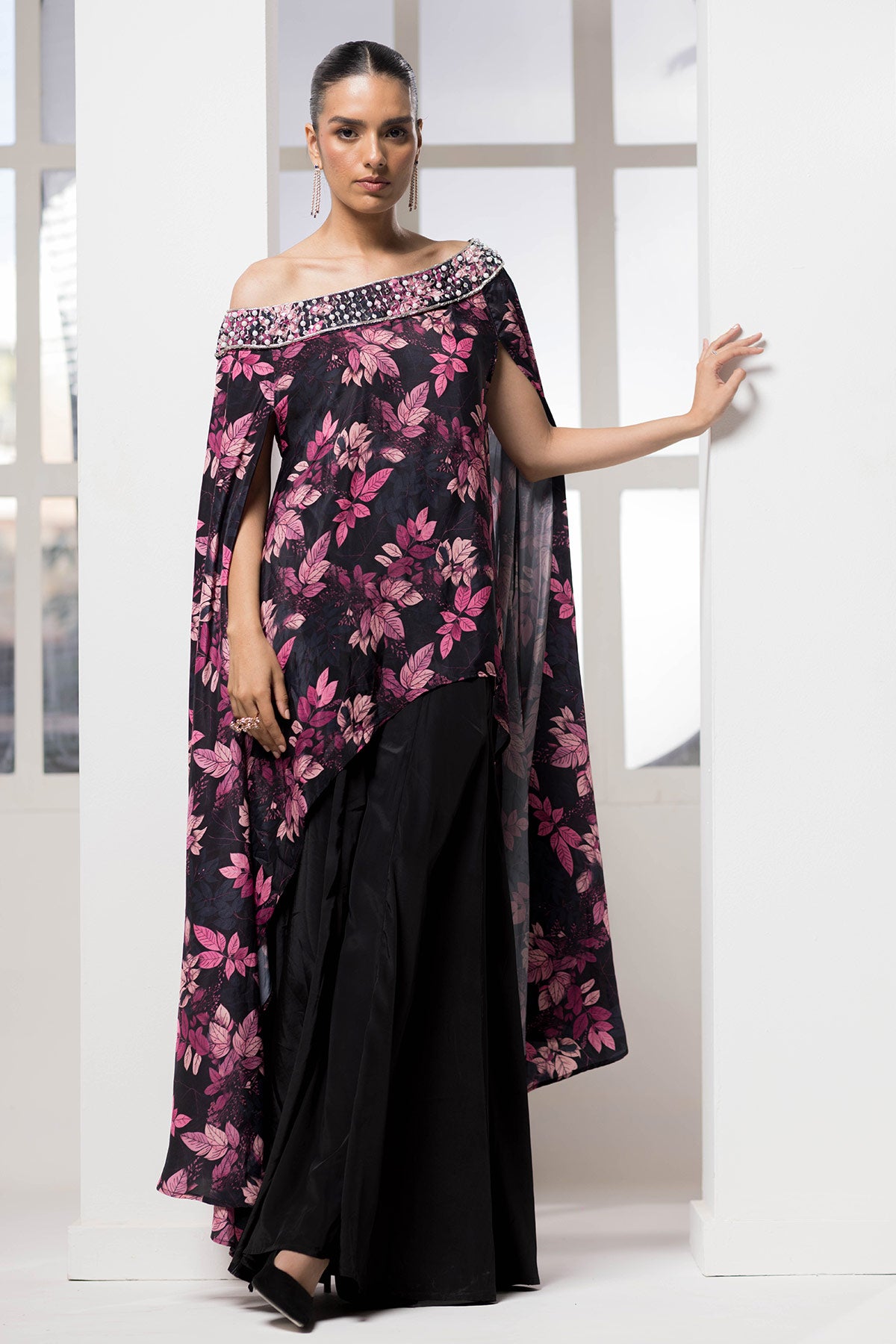 flauna handwork kaftan set