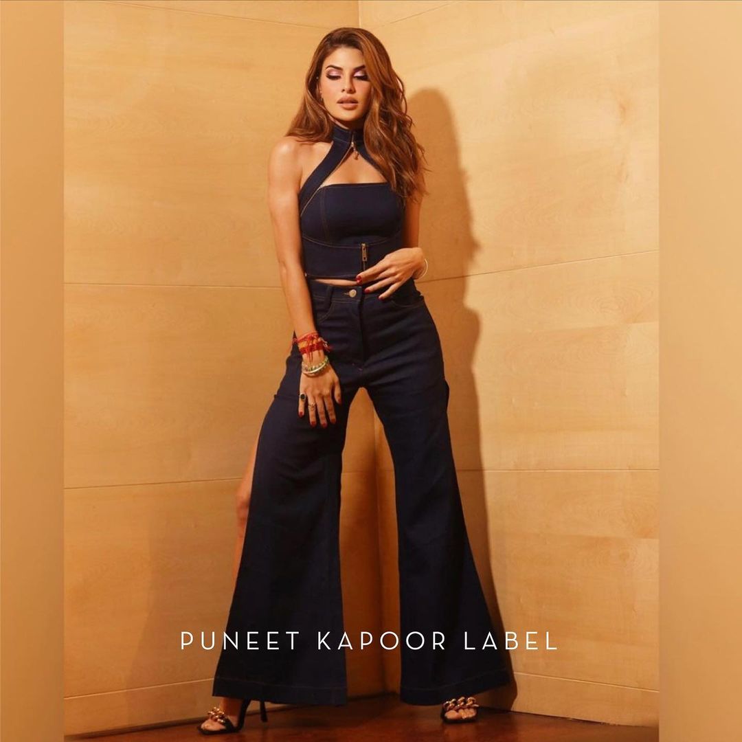 Zip Corset Co-ord Set - Jacqueline Fernandez