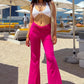 Chique hot pink knotted pants
