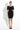 Glass Black Crsytal Handwork Statement Dress