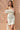 Fringed- ivory off shoulder trail dress