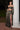 Metallic Crushed Gold Gathered Skirt with Bustier