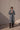 Zen zebr fur trench coat
