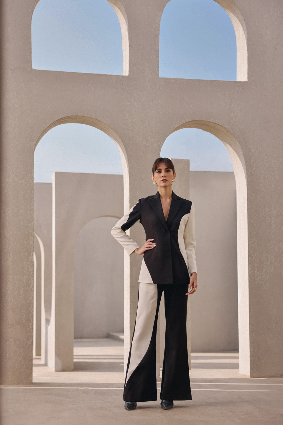 Checkmate blazer set