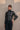 Bask zaden black leather jacket