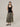 Noir Gilded Drop Waist Dress
