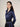 Midnight Ring-Belt Shirt & Skirt Set