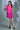 Pink Linen Frill Dress