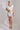 Drape Neck Sequence Dress-Pearl Gold