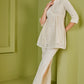 Summer Edit- Schiffli Shirt Dress With Pants