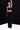 Black Button Denim Pants With Halter Waistcoat