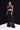 Reflected Diamond Fur Pants With Knotted Top