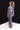 Wave-Marble Black Ring Waist Pants , Bralette & Cape