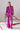 shaded dolce pink sequence blazer set
