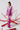 ombre-toned pink sequence blazer set