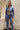 Rhinestone Fringe Denim Co-ord Set