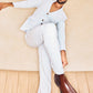 Haze-blue Linen Suit