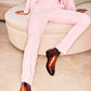 Haze-pink Linen Suit 