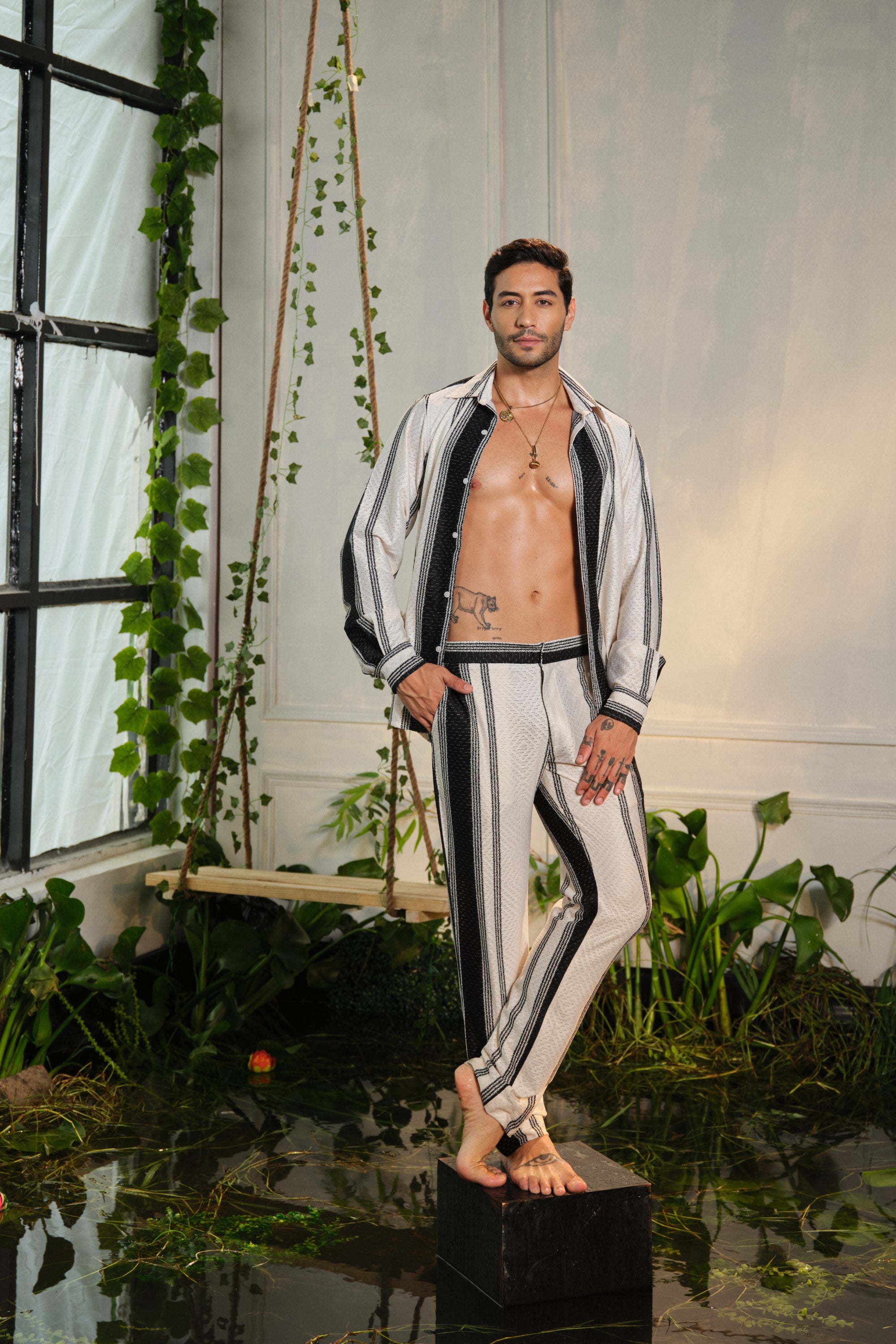 Sahil salathia x caia black-white cord set