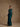 Emerald Embellished Cape Three-Piece Set