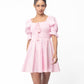 Pastel pink cotton dress