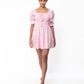 Pastel pink cotton dress