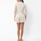 Schiffli button dress