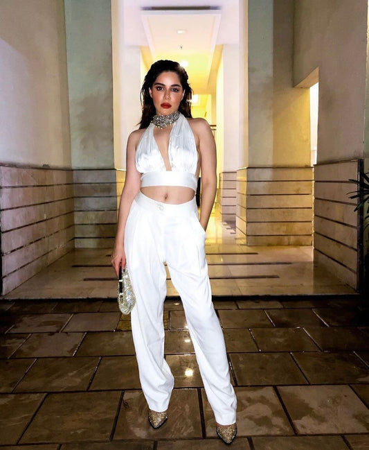 Chique classic white coord set