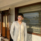 Grey-gold kurta jacket set