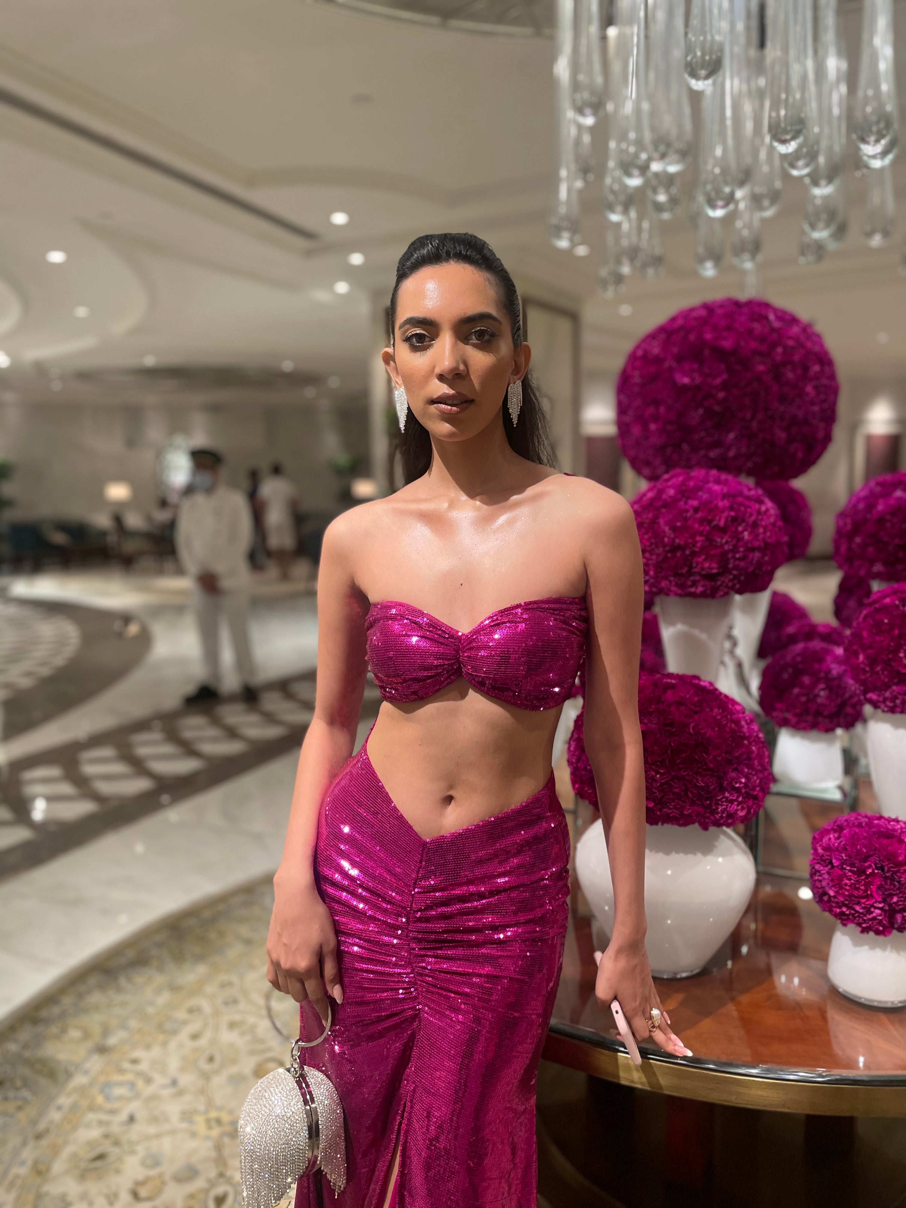 Pretty Pink Sequin Co-ord Set