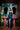 Teal sequence corset slit dress