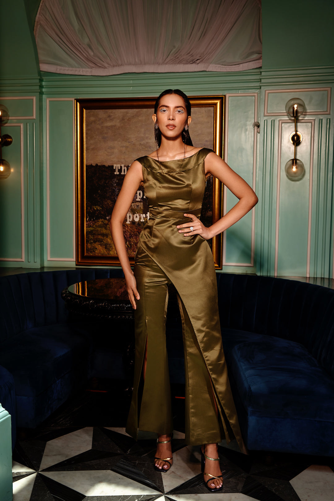 Olivia slit asymmetric coord set